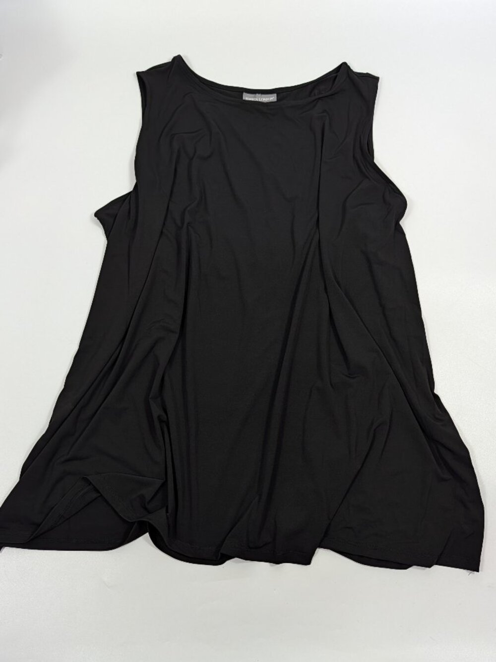 Jessica London Plus Size Black Sleeveless Tunic Size 34/36